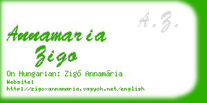 annamaria zigo business card