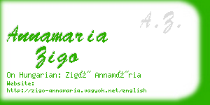 annamaria zigo business card